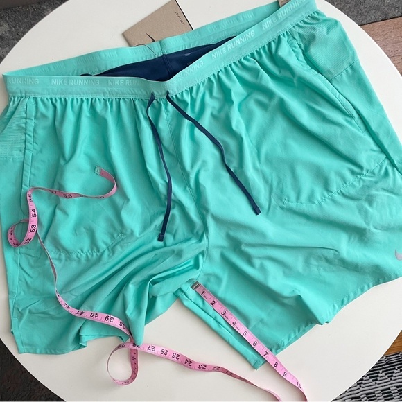 Nike Stride Men's Dri-FIT 7" 2-in-1 Running Shorts Green 4XL Tall New Lined - Picture 2 of 10